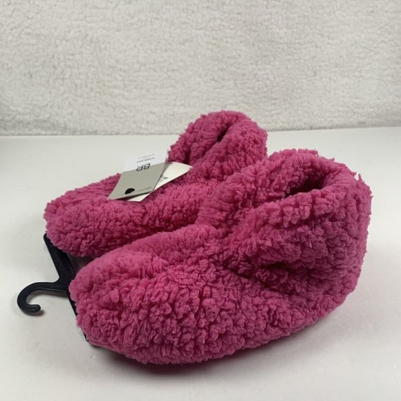 Nordstrom BP456355MI Pull-on Boot Women S/M(5-7) Pink Berry Faux Shearling 8005 - Picture 3 of 8